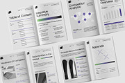 Project Competitor Analysis Template, a Brochure Template by TMint Play (Thumbnail 2 of 8)