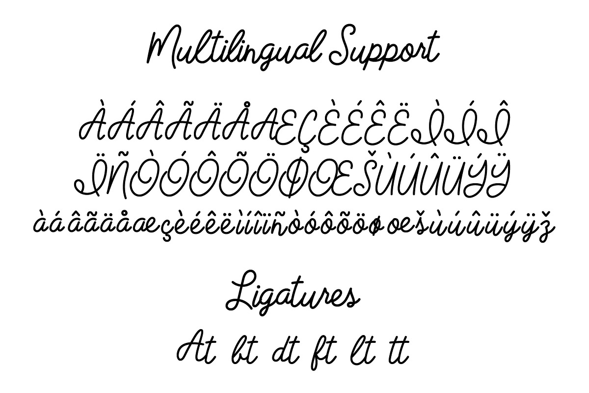 Scrapbooks n' Sweatpants Font, a Script Font by Miss Tiina (Photo 3 of 3)