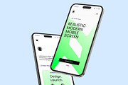 Smartphone Screen Mockup Collection, an iPhone Mockup by graphypix (Thumbnail 10 of 14)