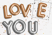 Foil Balloon Letters, an Object Graphic by Evlogiev Studio (Thumbnail 5 of 7)