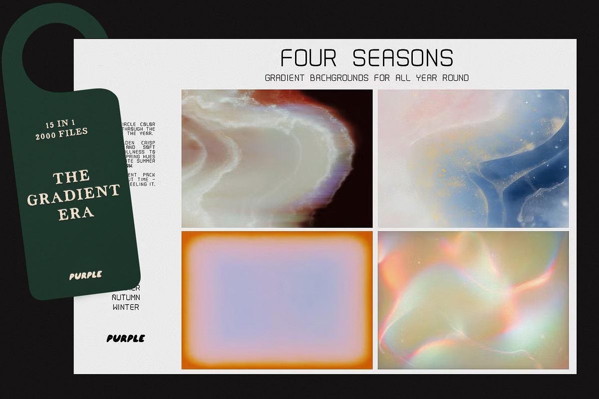 15 in 1: THE GRADIENT ERA, a Background Graphic by Purple (Photo 14 of 16)