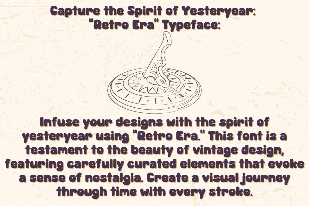 Retro Era - Handwritten, a Handwritten Font by Charmingbear59.design (Photo 4 of 5)