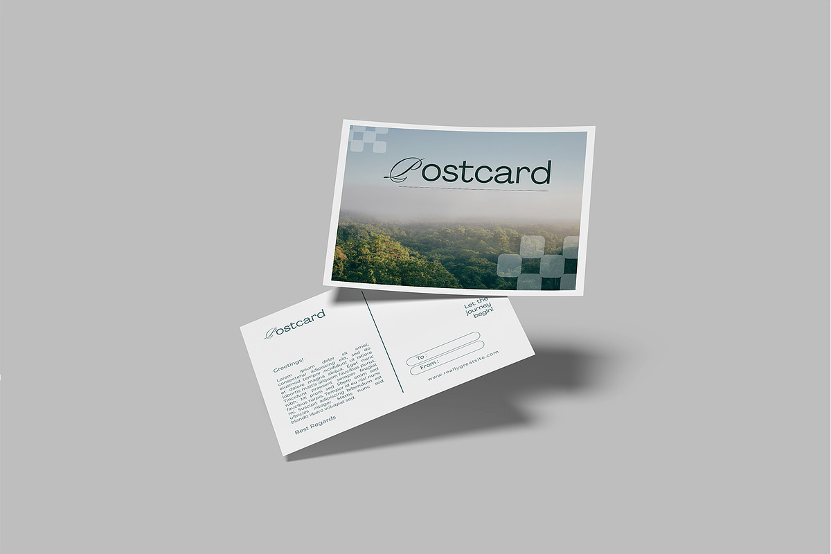 A6 Postcard Mockup, a Print Template by lamorastudio (Photo 12 of 12)