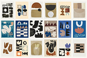 Hand Painted Modern Posters Patterns, a Wallpaper Graphic by TanyaSchuka (Thumbnail 23 of 24)