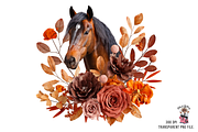 Horse Clipart PNG Bundle, a Graphic by Clipart Bloom (Thumbnail 6 of 12)