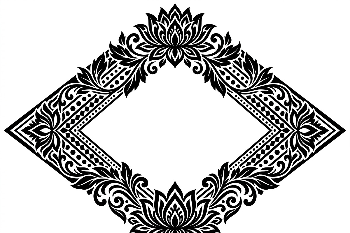 60 Romantic Diamond Wall Floral, a Decorative Illustration by Amazin_art (Photo 28 of 42)