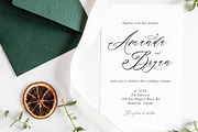 Elorie Calligraphy Script, a Script Font by etigletters (Thumbnail 6 of 12)