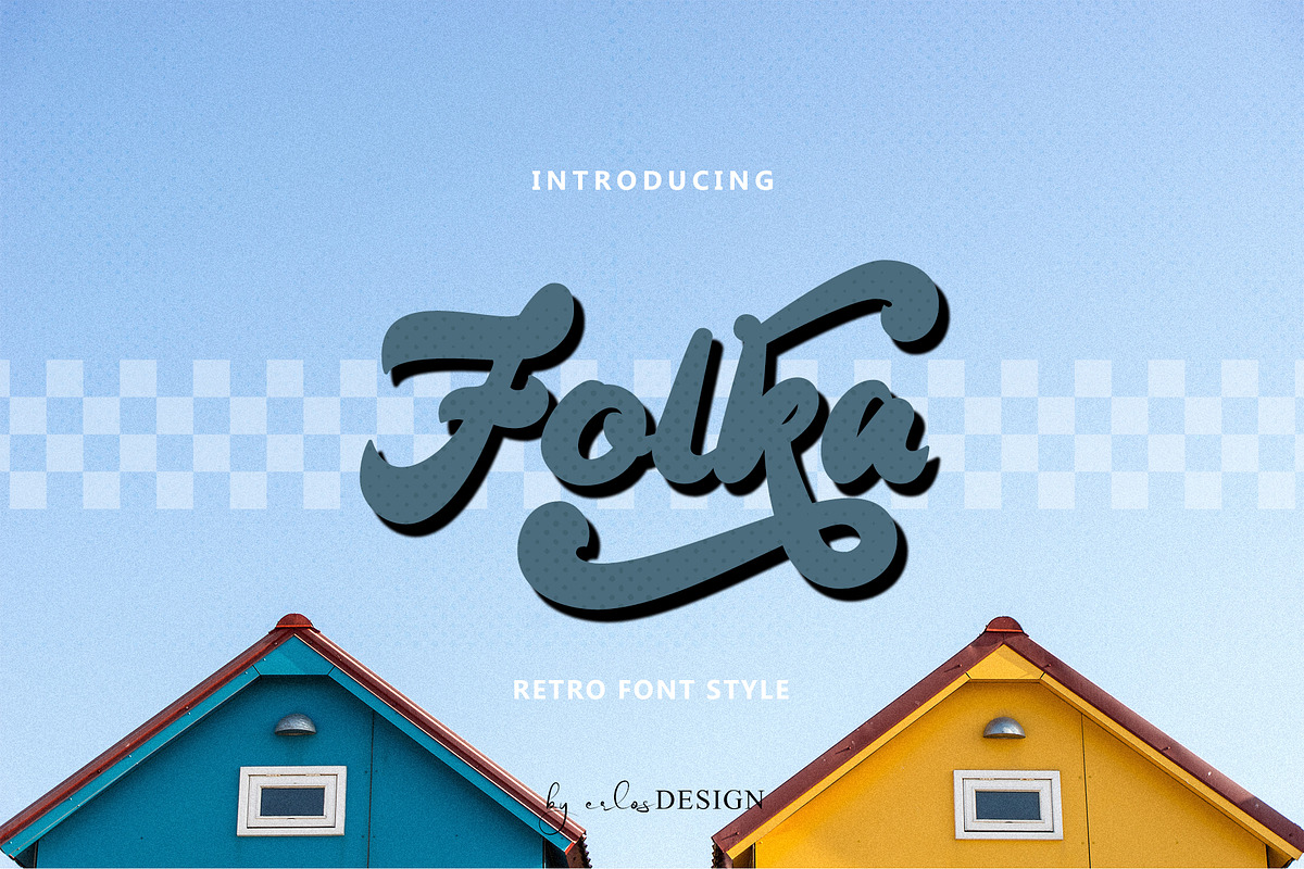 Folka - Bubble Script Font, a Handwritten Font by erlosDESIGN (Photo 2 of 16)