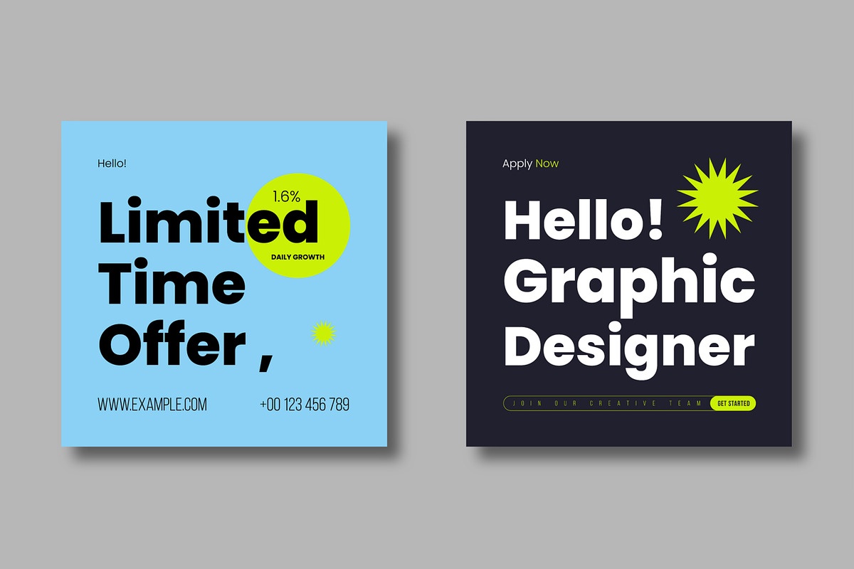 We Are Hiring Social Media Post, a Social Media Template by MightyDesign (Photo 2 of 7)