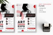Art Fashion Flyer, a Flyer Template by AQR Studio (Thumbnail 1 of 3)