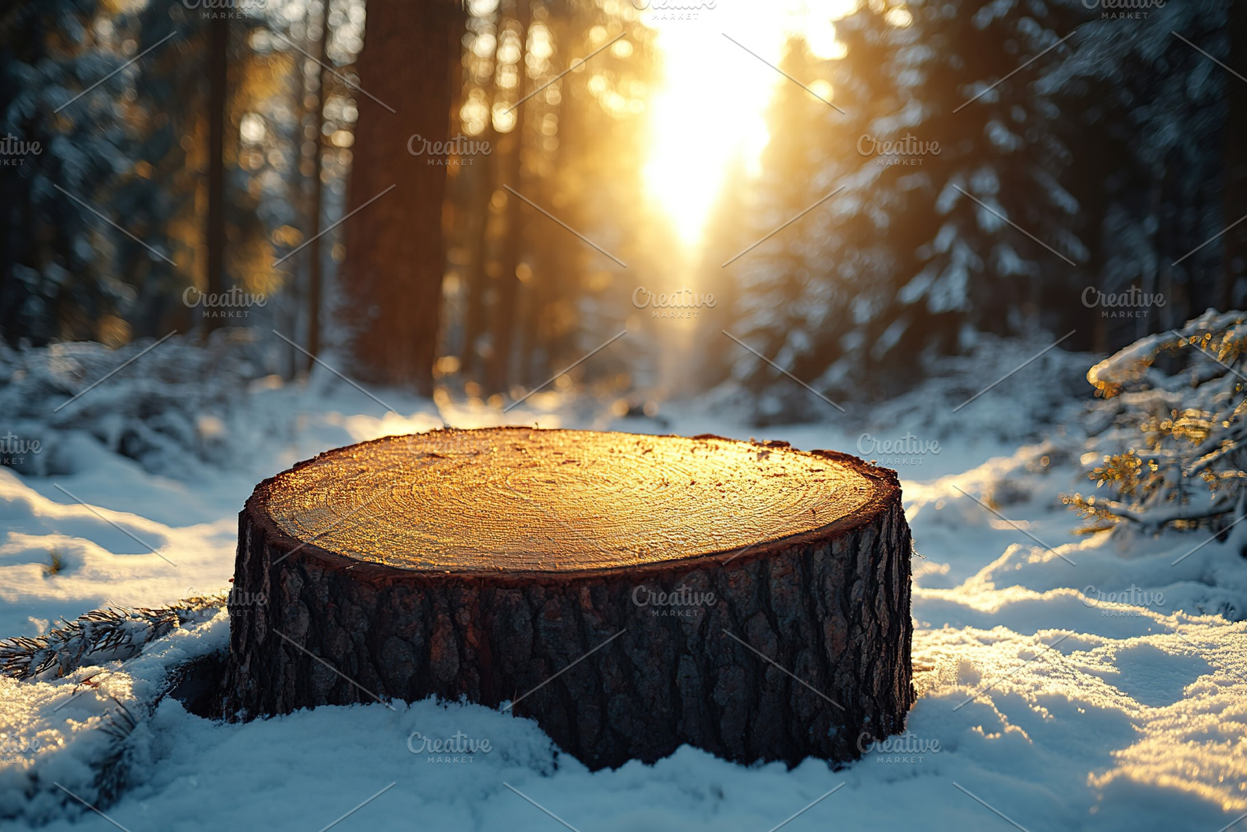 Old wooden tree stump, a Photo by AlyaAnd