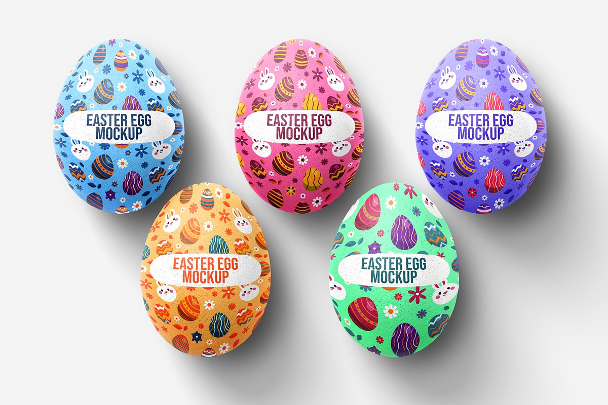 Easter Egg Mockup, a Mockup by Claymoon Lab (Photo 9 of 11)