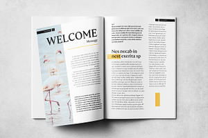 Clean Magazine Layout