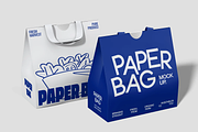 Minimalist Paper Shopping Bag, a Packaging Mockup by graphicsauce (Thumbnail 2 of 4)