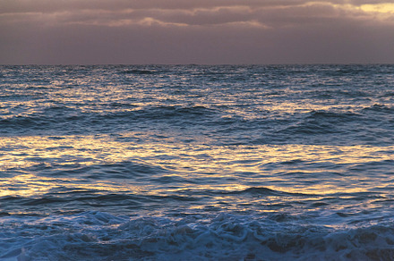 Morning seascape with cloudy sky, a Nature Photo by Ti-Di
