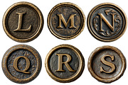 Stamp Letter Clipart Bundle, an Illustration by Designworld (Thumbnail 4 of 7)