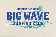 Beach Villa - A Bold Hand-Drawn Font, a Serif Font by Komet & Flicker (Thumbnail 2 of 15)