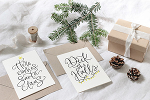 Handlettered Merry Christmas