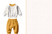 Kids floral seamless pattern checks, a Graphic by DigitalArsiart (Thumbnail 13 of 13)