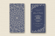 Wedding Set. Pattern and Invitation., a Card Template by NataLito (Thumbnail 5 of 7)