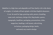 Madelin Serif Font Family, a Serif Font by Creativetacos (Thumbnail 8 of 13)