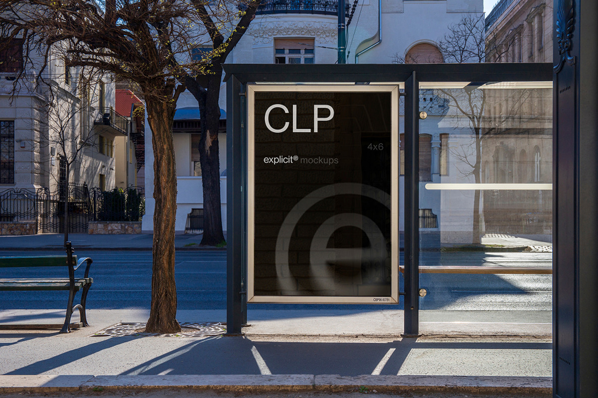 Citylight Mockup – Bus Shelter 4x6, a Mockup by ExplicitStudio (Photo 4 of 4)