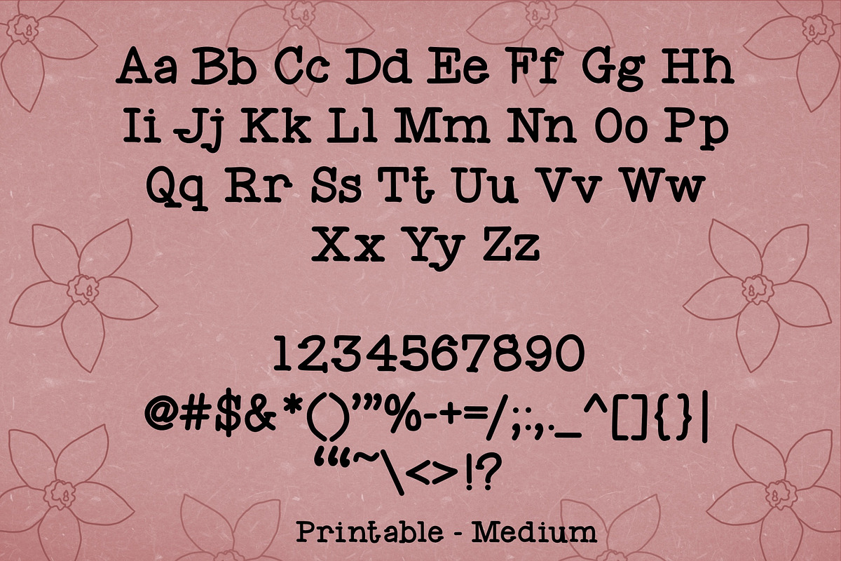 Printable Slab Serif Font, a Slab Serif Font by Kimber Shook (Photo 7 of 7)