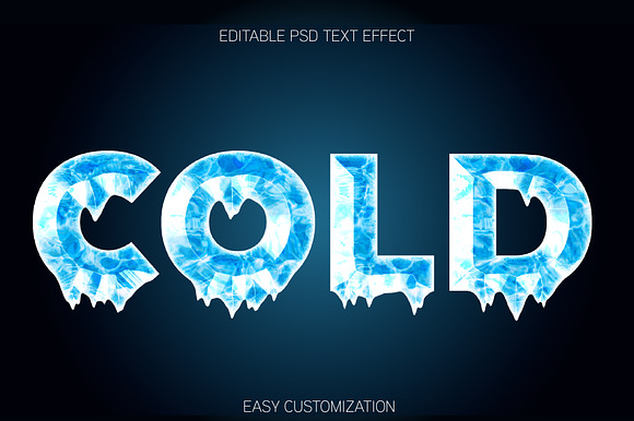 Glacial Freeze Bold Text Effect preview 3