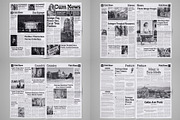 Newspaper Design Bundle - 6 in One, a Magazine Template by Miyaji75 (Thumbnail 12 of 13)