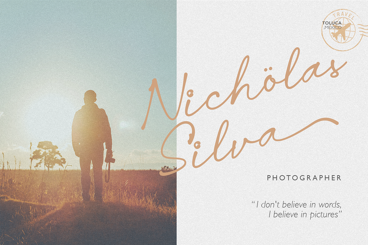 Ontario Script, a Script Font by FactoryType Studio (Photo 9 of 12)