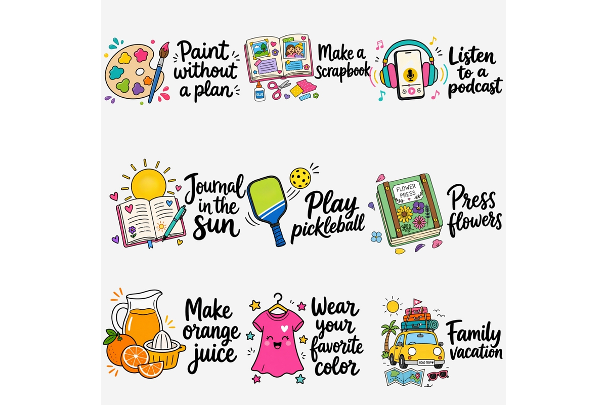 Summer Stickers Icons Clipart PNG, a Solid Icon by Tanya Kart (Photo 3 of 8)