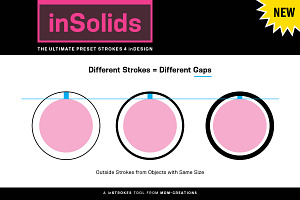 InSolids - Preset Strokes 4 InDesign