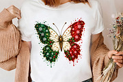 Christmas Butterfly PNG Clipart Art, a Seasonal Illustration by CrexoraLab (Thumbnail 4 of 4)