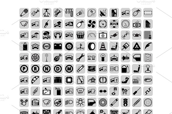 Car Part Icons