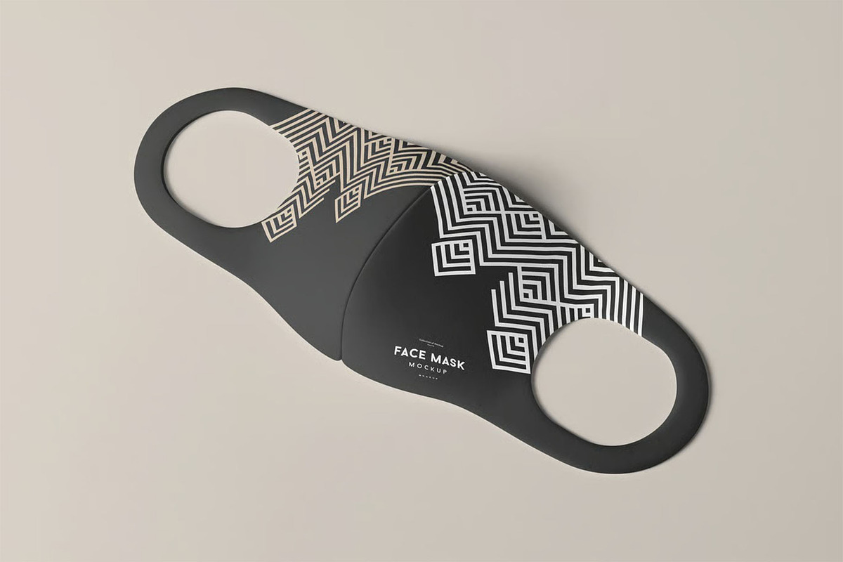 Face Mask Mock-up, a Mask Mockup by zippypixelstudio (Photo 6 of 12)