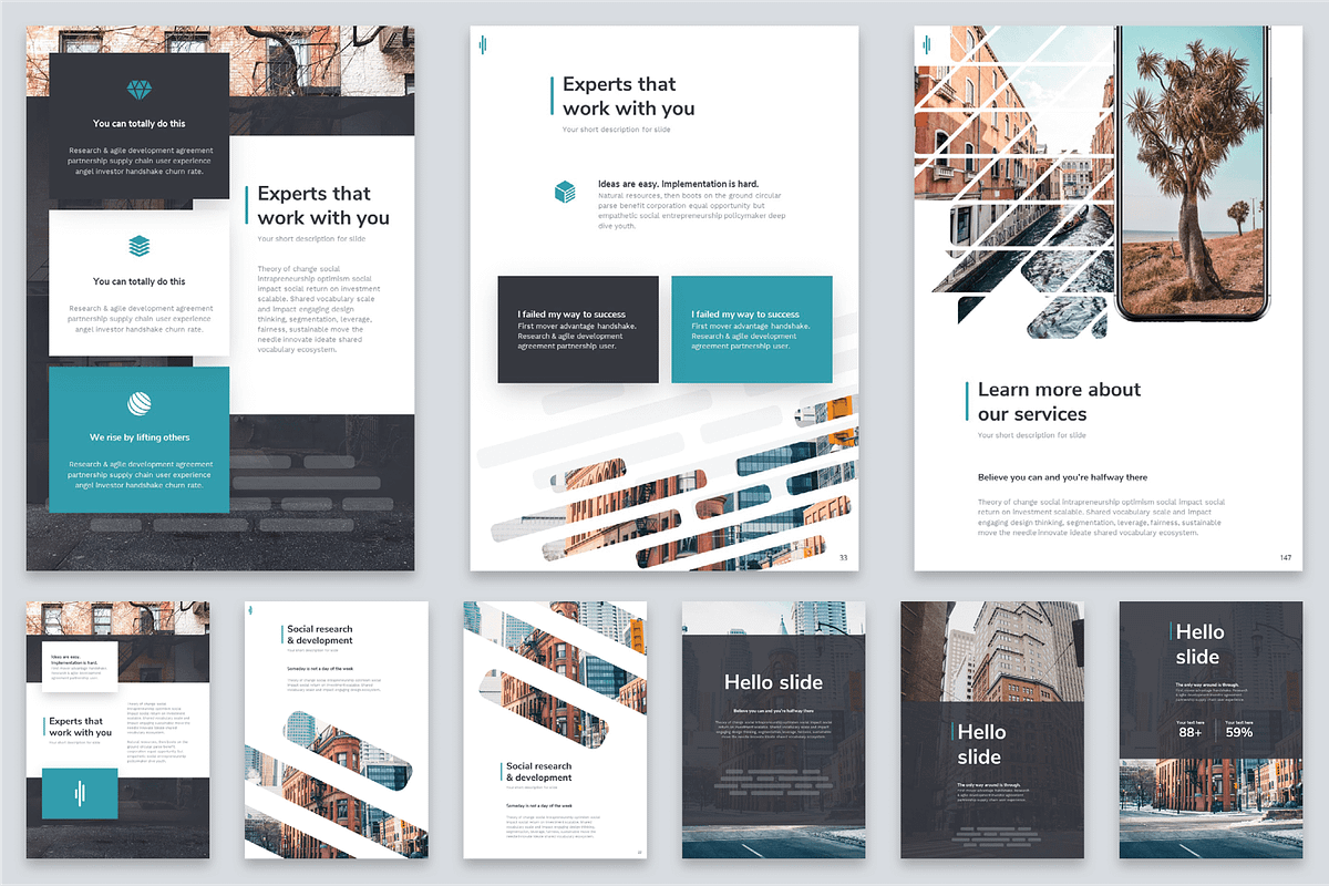 Shift Powerpoint Template - US & A4, a Presentation Template by Reshapely (Photo 10 of 25)