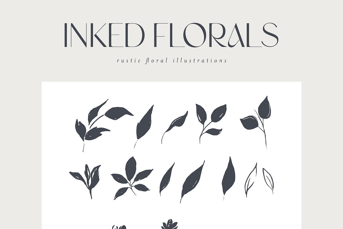 Inked Florals, a Texture Illustration by 7th Avenue Designs (Photo 7 of 11)