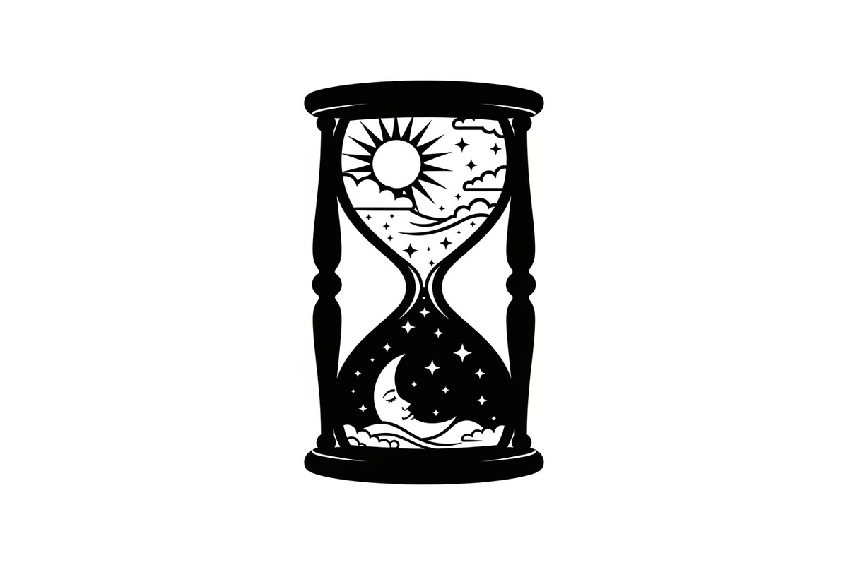 Celestial Sun Moon Hourglass Bundle, an Illustration by Gaye Art (Photo 4 of 31)