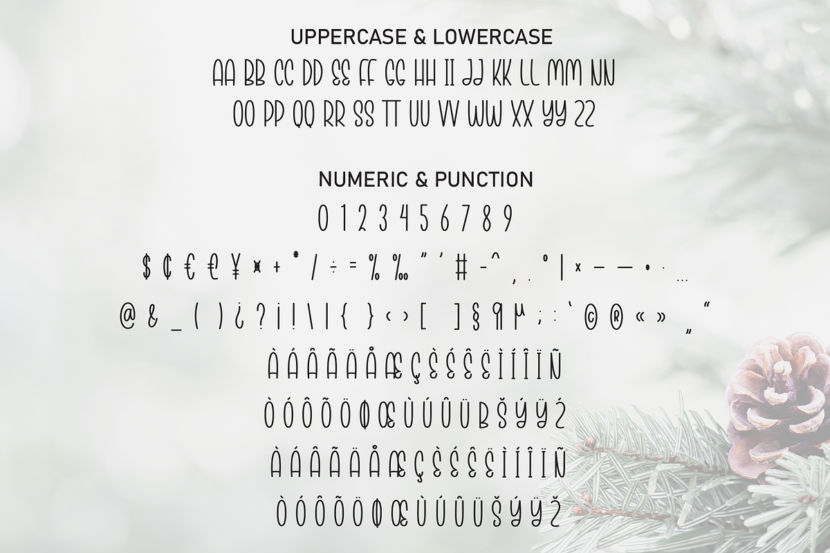 Natural Christmas | Script Font, a Script Font by Scratchones (Photo 7 of 8)