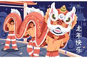 Happy Chinese New Year cards, a Seasonal Illustration by Good Studio (Thumbnail 4 of 8)