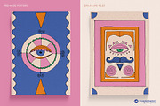 Evil Eyes Graphics Posters Patterns, a Graphic by Youandigraphics (Thumbnail 3 of 15)