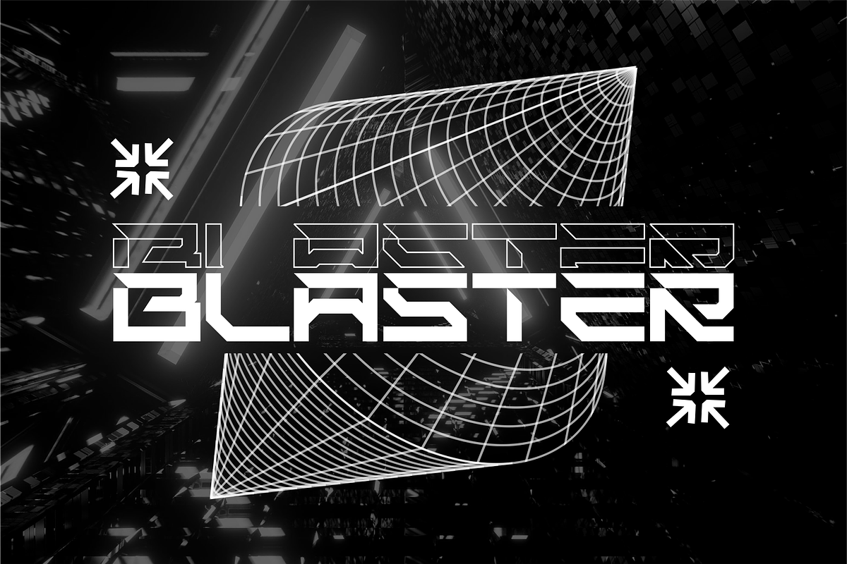 GRAVIX - TECHNOCYBER DISPLAY FONT, a Font by Vroz Studio (Photo 3 of 8)