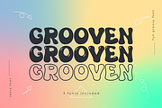 Grooven - Groovy Font, a Font by Salamahtype (Thumbnail 1 of 6)