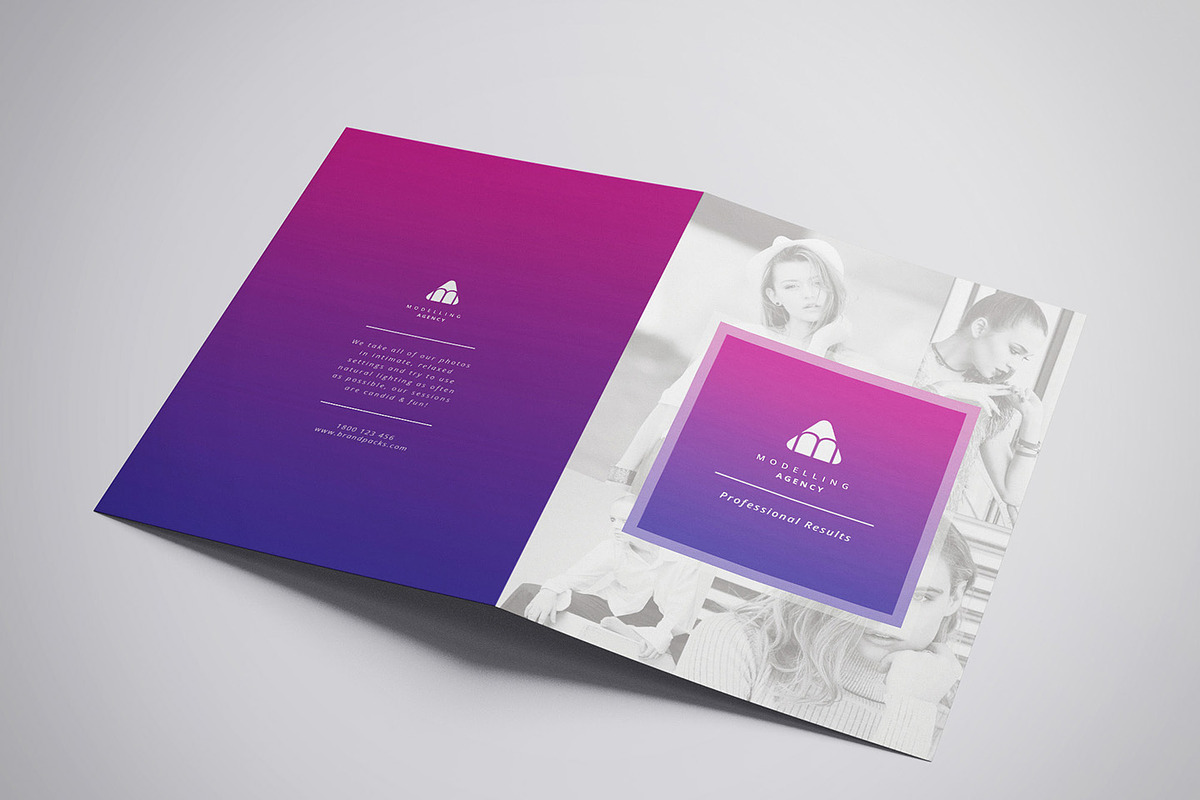 Modelling Agency Brochure Template, a Brochure Template by BrandPacks