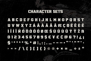 Fortuner - Stencil Font