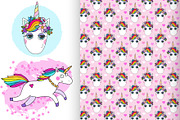 Unicorns: patterns and illustrations, an Animal Illustration by natsa (Thumbnail 6 of 6)