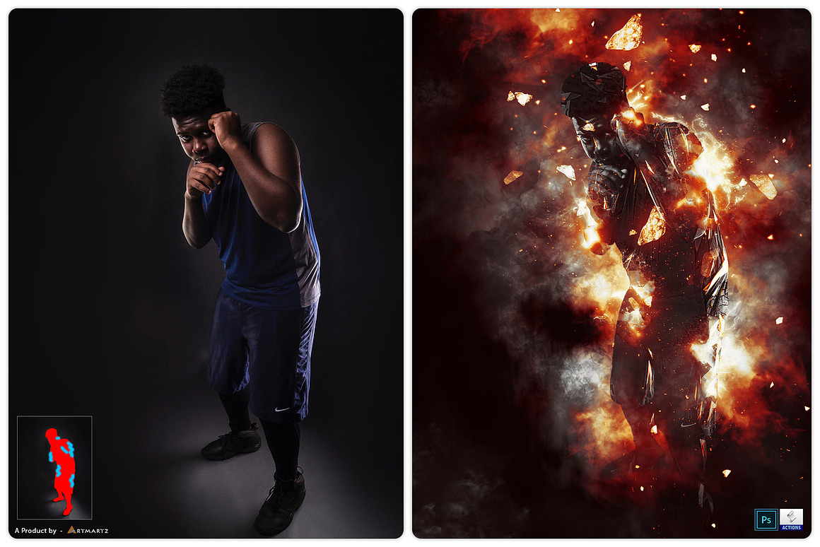 Destroyer - Fantasy Photoshop Action, an Action Add-On by A R T M A R T (Photo 5 of 7)