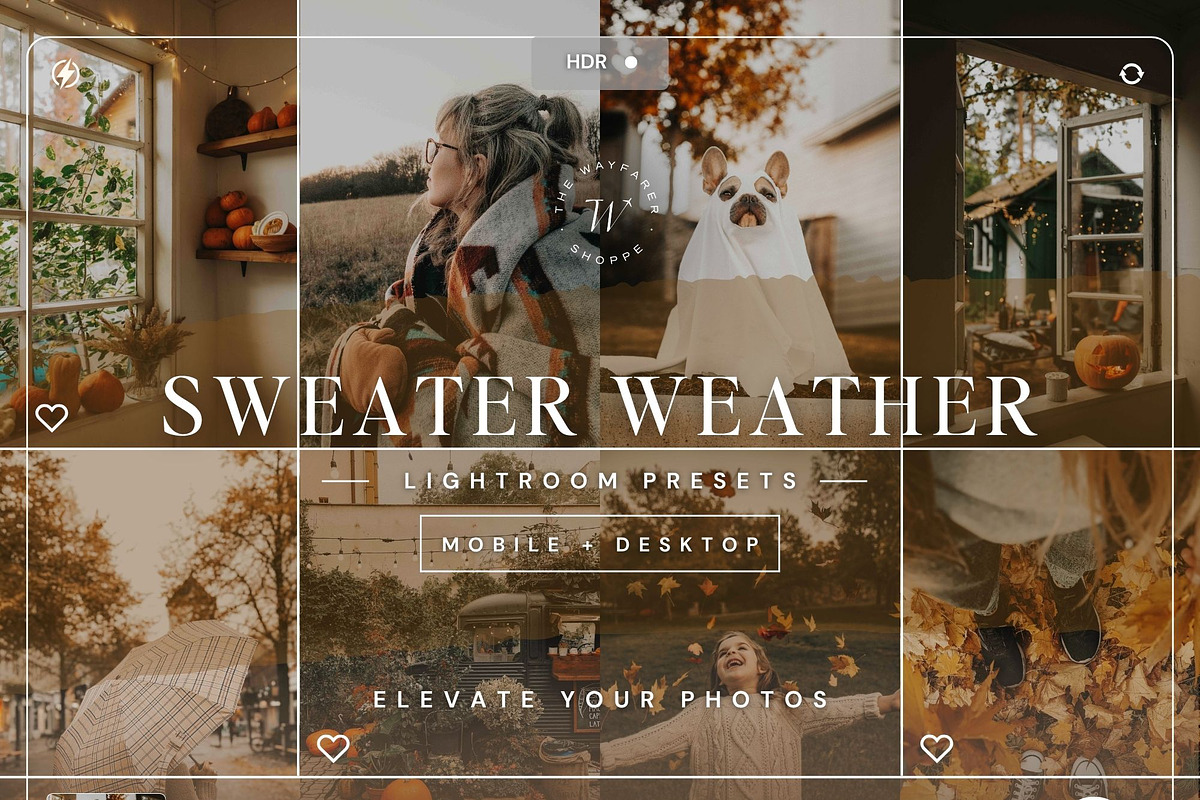 15 Fall Lightroom Presets, a Preset Add-On by TheWayfarerShoppe (Photo 1 of 9)