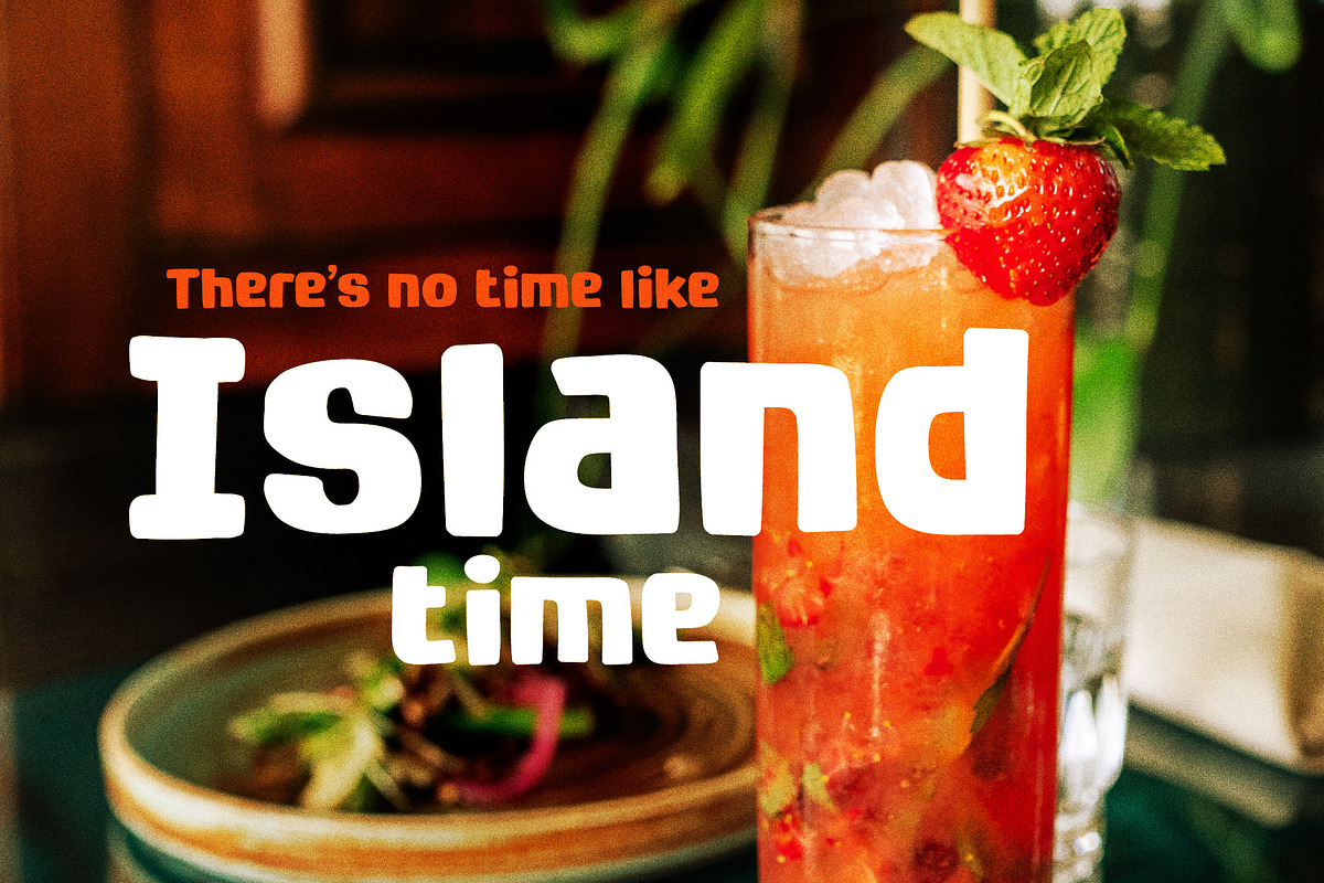 Kuloko Tropical Inline Sans Serif, a Sans Serif Font by Parker Creative (Photo 2 of 5)