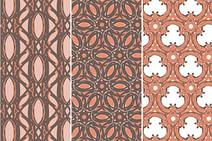 Trellis Seamless Vector Patterns